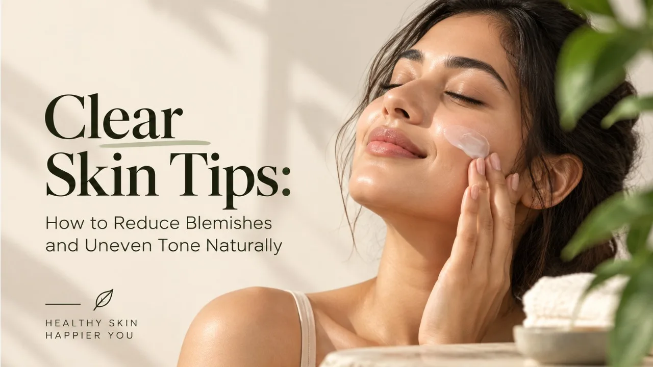 Clear Skin Tips: How to Reduce Blemishes and Uneven Tone Naturally