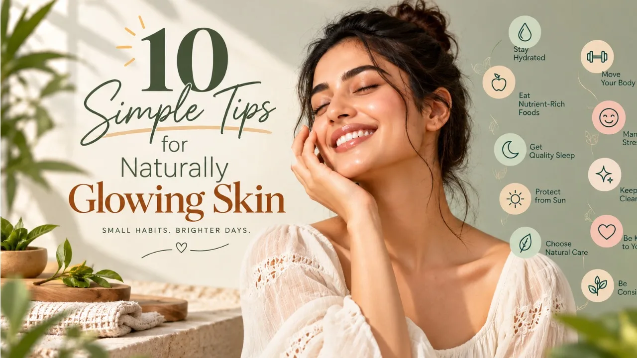 10 Simple Tips for Naturally Glowing Skin